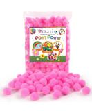 Caydo 200PCS Pink 1 Inch Pom Poms for Arts and Crafts- Mother's Day Gift Idea for Kids Creative Projects - Buy Online on GoSupps.com