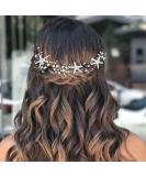 CASDRE Starfish Bride Wedding Hair Vine Pearl Bridal Headpiece Beach Wedding Hair Accessories for Women and Girls(A Silver) - Buy Online on GoSupps.com