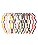 Lomy Plastic Headbands with Comb Teeth - 10 Pieces Bulk Plain Headbands for Women and Girls - 6mm Thin Wavy Headbands in 10 Colors - Buy Online on GoSupps.com
