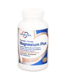 Cardiotabs Magnesium Plus - 200mg Magnesium Glycinate & Taurate Capsules - Blood Pressure, Heart, Brain, Sleep & Mood Support - 120ct - Buy Online on GoSupps.com