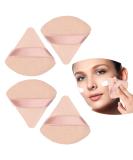 4 Pieces Triangle Makeup Powder Sponge Set - Soft Loose Powder Puff for Wet & Dry Makeup - Perfect Complexion Tool - Buy Online on GoSupps.com