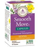 Traditional Medicinals Smooth Move Senna Laxative Capsules - Natural Constipation Relief - 50 Capsules - Buy Online on GoSupps.com