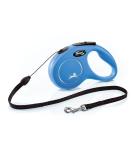 Buy Flexi Classic Retractable Dog Leash - Ergonomic Durable & Tangle-Free for Dogs up to 11.8 kg - 4.8 m (16 ft) - Small - Blue - International Shipping Available - Buy Online on GoSupps.com