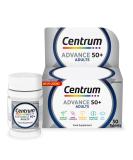 Centrum Advance 50+ Multivitamin & Mineral Tablets - 30 Count - Vitamin D - 24 Essential Nutrients - Complete Multivitamin - Packaging May Vary - Buy Online on GoSupps.com