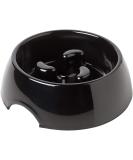 Rosewood Anti scoff Slow Feeder Melamine Dog Bowl Black large - Buy Online on GoSupps.com