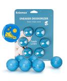 Knixmax Outdoor Shoe Deodorizer Sneaker Balls Odour Eliminator Air Car Fresheners for Lockers Bags Wardrobe 6 Pack Blue Fresh Flax Fresh Flax Scent - Buy Online on GoSupps.com