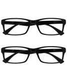 The reading Glasses Companydie Reading glasses Companies Black Readers Value 2 Pack Designer Style Men Women RR92-1 +1.50 +1.50 Dioptries (2-pack) Black - Buy Online on GoSupps.com