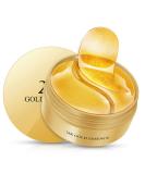 24K Gold Under Eye Patches for Puffy Eyes & Dark Circles - Anti-Wrinkle Collagen Treatment Pads for Women - Korean Skincare, 60pcs - Buy Online on GoSupps.com