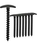 10 Pack T-Shape Spiral Tent Stakes - Ground Anchors for Camping, Hiking, and Canopies - Buy Online on GoSupps.com