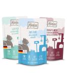 Mjamjam Premium Grain-Free Wet Cat Food - Mix Package II (12x125g) with Wild & Rabbits Turkey Duck & Poultry - Extra Meat International Shipping - Buy Online on GoSupps.com