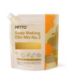 Pifito Soap Making Oils Mix No. 2  60 Oz Quick Mix Blend of Pre-Measured Oils for Cold Process Soap Making Supplies - Buy Online on GoSupps.com