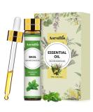 Aoruilia 10ml Basil Essential Oil 100% Pure Natural Basil Aromatherapy Oils for Diffusers for Home Sleep Relax Spa Massage DIY Soap Candle Making Basil 10 ml (Pack of 1) - Buy Online on GoSupps.com