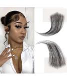 Adyutrlia 2 Pcs Reusable Swiss Lace Baby Hair Strips - Virgin Human Hair Fluff, Natural Color - Women's Invisible Edge Hairline - 2 Pieces - Buy Online on GoSupps.com