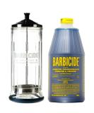 Buy King Research Barbicide Disinfecting Jar 37oz & Disinfectant 64oz - International Shipping Available - Buy Online on GoSupps.com