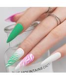 Barbie Pink & Green XXL Press on Nails - Jofay Fashion Designs | False Nails with Glue - 24pcs - Buy Online on GoSupps.com