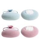 Oneleaf Bathing Bliss Massage Bath Ball - Exfoliating & Scrubbing for Skin Pampering - Purple & Blue - International Shipping Available - Buy Online on GoSupps.com