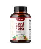 Blood Sugar Blend Supplement with Berberine, Cinnamon, Turmeric & More - 60 Capsules by Snap Supplements - Buy Online on GoSupps.com