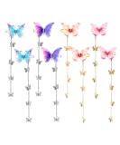 8 Pieces Butterfly Hair Clips Set - 3D Hair Accessories for Women Girls & Children - Perfect for Weddings & Special Occasions - Buy Online on GoSupps.com