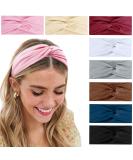 Boho Wide Turban Headbands for Women - Non Slip Twist Headwraps - Solid Color Fashion Accessories - Buy Online on GoSupps.com