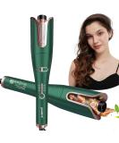 Janelove Automatic Hair Curler - 1 Inch Ceramic Auto Curling Iron Wand 4 Temp Settings Dual Voltage Includes Gift Box & Portable Bag - Perfect for Long Hair Styling (Green - Buy Online on GoSupps.com