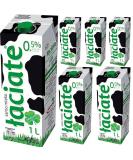 Laciate Green Milk 0.5% Fat UHT Milk 1000 Mililiter x 6 Boxes - Buy Online on GoSupps.com