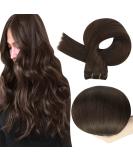 Full Shine Straight Remy Hair Weft Extensions 18 Inch Sew in Weft Extensions Full Head Double Wefted Hair Human Hair Bundles Color 2 Darker Brown Weft 105 Grams 18 Inch # 2 Dark Brown - Buy Online on GoSupps.com