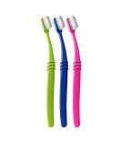 Eco-Friendly Adult Toothbrushes Made in USA from Recycled Plastic - Ultra Soft Bristles - 3 Pack - Buy Online on GoSupps.com