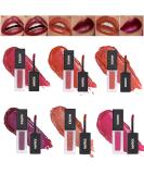 Shop Dulele Metallic Liquid Lipstick Set - 6 Waterproof Hydrating High Pigment Shades for Long-Lasting Non-Drying Matte Finish - Buy Online on GoSupps.com