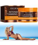 Luxury Intensive Tanning Gel | Natural Tanning Accelerator for Sunbeds & Outdoor Sun - Haute Beauty - Buy Online on GoSupps.com