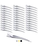 MBSOMNUS 36-Piece Hair Clips Set - Metal 9cm Duckbill Alligator Hairdresser Clips for Women & Girls - Ideal for Hairdressing Salon & Styling - Silver Compartment Clamps - Buy Online on GoSupps.com