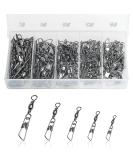 Realure Vertebrae Fishing Accessories - 100/200 Pieces Stainless Steel Carabiner for Trout & Saltwater - 5 Sizes (7# 10# 12# 14#) - Premium Fishing Bait Tool - Buy Online on GoSupps.com