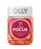 Olly Laser Focus Gummy Supplement - 18 Day Supply, Ginseng, Alpha GPC, B Vitamins, Berry Tangy Tangerine - 36 Count - Buy Online on GoSupps.com