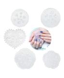 Konsait 5 Pack 3D Nail Art Silicone Molds - Assorted Cabochon Decorative Mold Kit for Nail Art Making - Buy Online on GoSupps.com