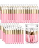 100 Pieces Lash Cleansing Brushes with Container  Eyelash Extension Cleanser Brushes Lash Cleaner Bath Brush Lash Shampoo Brushes for Eyelash Extensions Prolong Lash Cleanser Supplies  Pink - Buy Online on GoSupps.com