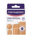 Hansaplast Universal Pflasters - 20 Dirt & Water-Repellent Wound Strips with Strong Adhesive & Bacteria Shield | International Shipping Available - Buy Online on GoSupps.com