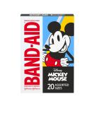 Band-Aid Brand Adhesive Bandages for Minor Cuts & Scrapes Wound Care Featuring Disney's Mickey Mouse Fun Bandages for Kids and Toddlers Assorted Sizes 20 Count - Buy Online on GoSupps.com