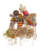 HappyBird Shred Clutter Toy - Best Shredder for Parakeets & Small Parrots | Chewing Fun for Happy Birds - Buy Online on GoSupps.com