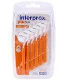 INTERPROX 0.5 MM Orange Super Micro Plus INTERPROXIMAL Brush 6'S Orange 6 count (Pack of 1) - Buy Online on GoSupps.com