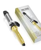 1 1/4 Inch Mini Travel Curling Iron - Dual Voltage 3 Temperatures Rapid Heating Titanium Wand - Buy Online on GoSupps.com