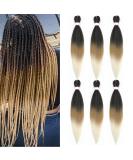 Ancient Lichen-Hair Easy Braid 30 Synthetic Fiber Crochet Extensions - Itch-Free Yaki Texture 6 Pack (1B/27/613) - Buy Online on GoSupps.com