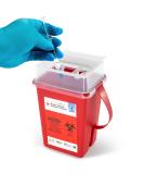Sharps Container, Sharps Containers for Home Use, Needle Disposal Containers, Sharps Disposal Container, Biohazard Containers, Small Sharps Container - 1 Quart 1 Pack Without Wipes - Buy Online on GoSupps.com