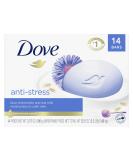 Dove Beauty Bar Gentle Cleanser Moisturizes To Calm Skin Anti-Stress Cream Bar Gentle Bar Soap Cleanser Made With 1/4 Moisturizing Cream 3.75 oz 14 Count - Buy Online on GoSupps.com