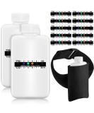 14-Piece Urine Test Kit with Portable Bottles, Temperature Strips, Leg Strap & Oxford Pouch - Simple Style - Buy Online on GoSupps.com
