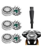 SH90/72 Replacement Heads for Philips Series 9000 & 8000 Razors - 3 Pack with Cleaning Brush | Wet/Dry Razor Accessories - Buy Online on GoSupps.com