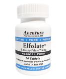 ELFOLATE 7.5mg L-Methylfolate Supplement Doctor Recommended Professional Strength - 30 Tablets - Buy Online on GoSupps.com