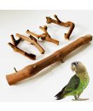 Allazone Natural Wood Bird Accessories - Parrots Climbing Bars & Grape Branches for Bird Cages - Buy Online on GoSupps.com