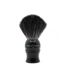 Edwin Jagger 1EJ336SYN Classic Black Vegan Exfoliating Shaving Brush - Imitation Ebony - Buy Online on GoSupps.com