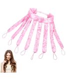 Heatless Curling Rod Octopus Heatless Curling Rod Headband Soft No Heat Hair Curlers No Heat Wave Hair Curlers Styling Tools for Overnight DIY Hair Styling Tools (Pink) - Buy Online on GoSupps.com