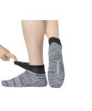 Yomandamor 5 Pairs Men's Bamboo Non-Slip Diabetic Low-Cut Socks (Size 10-13, Black) - Buy Online on GoSupps.com