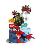 Spiderman Birthday Cake Topper Supplier Spiderman Cup Cake Topper for Kids Birthday Cake Decorations - Buy Online on GoSupps.com